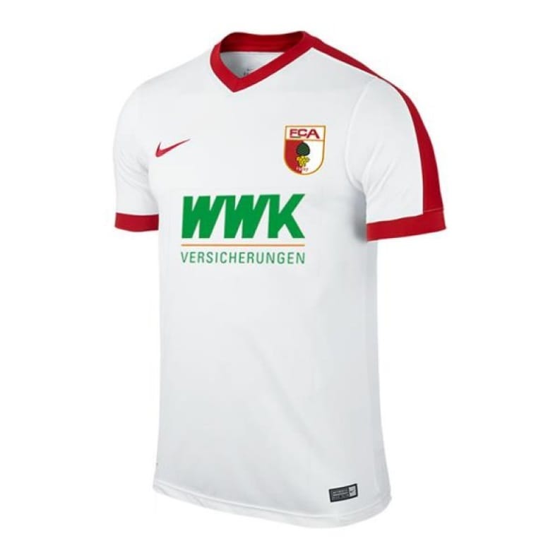 Die Puppenkiste wird zum weißen Ballett - gepaart mit roten Farbtupfern auf den Ärmeln. Der FC Augsburg glänzt bei der Trikot-Wahl für die Saison ebenfalls durch Schlichtheit. Der Sponsor der Fuggerstädter hingegen zeigt Präsenz.