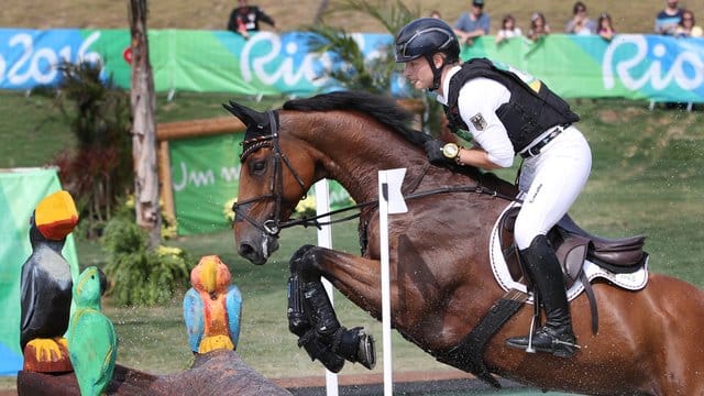 Julia Krajewski schied nach drei Verweigerungen von Samourai Du Thot aus.