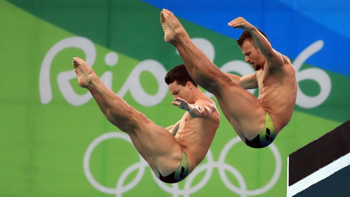 Patrick Hausding und Sascha Klein beim Finale in Rio.