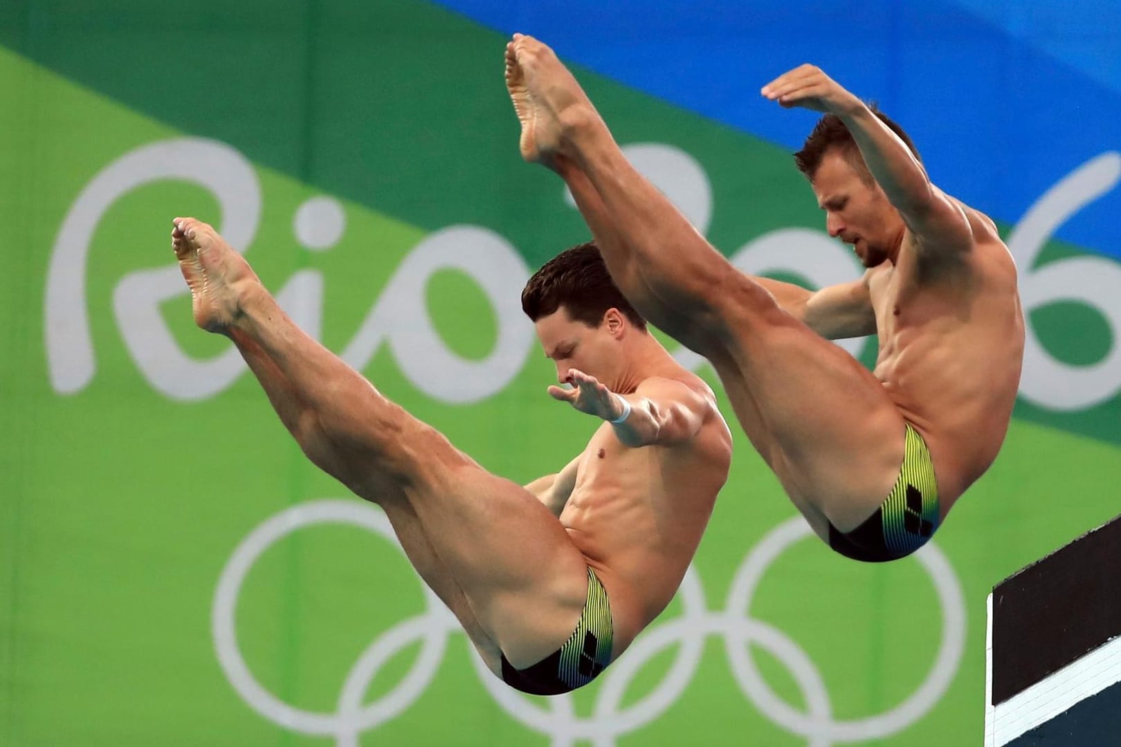 Patrick Hausding und Sascha Klein beim Finale in Rio.