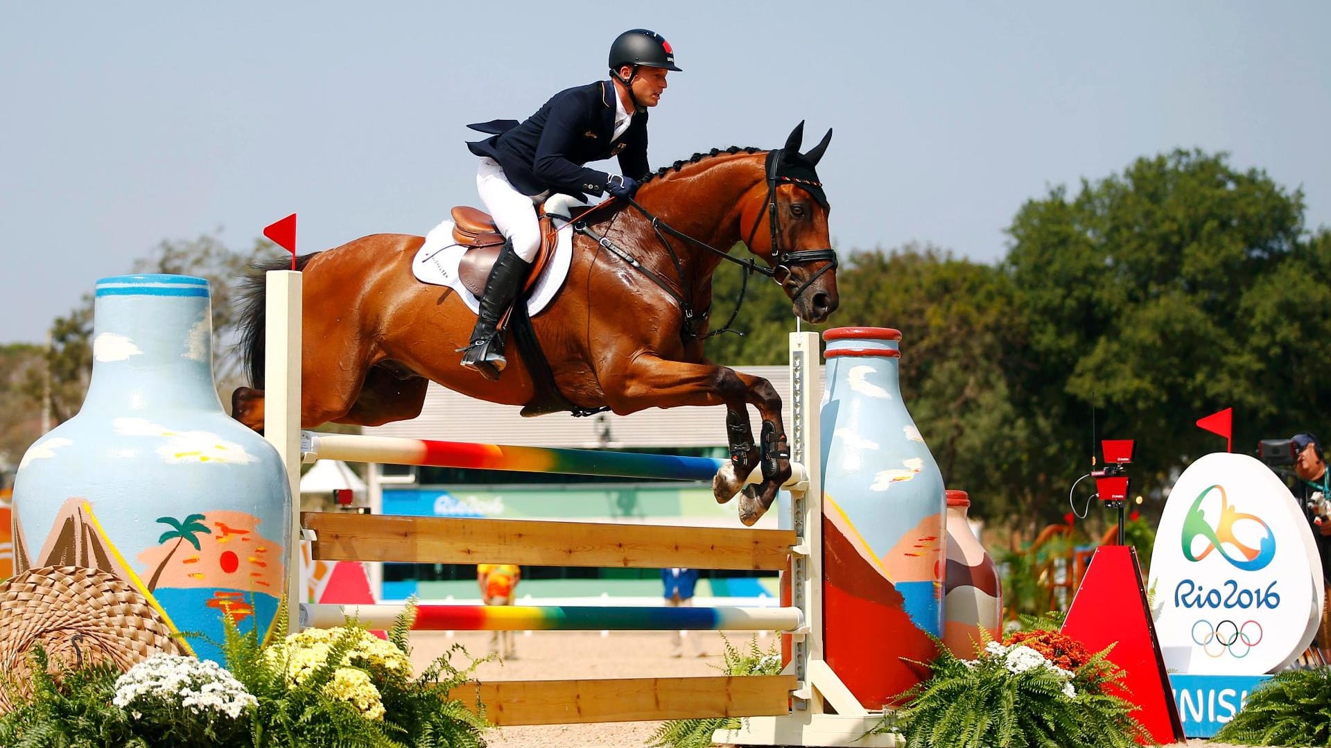 Michael Jung und Sam auf dem Weg zu Gold.