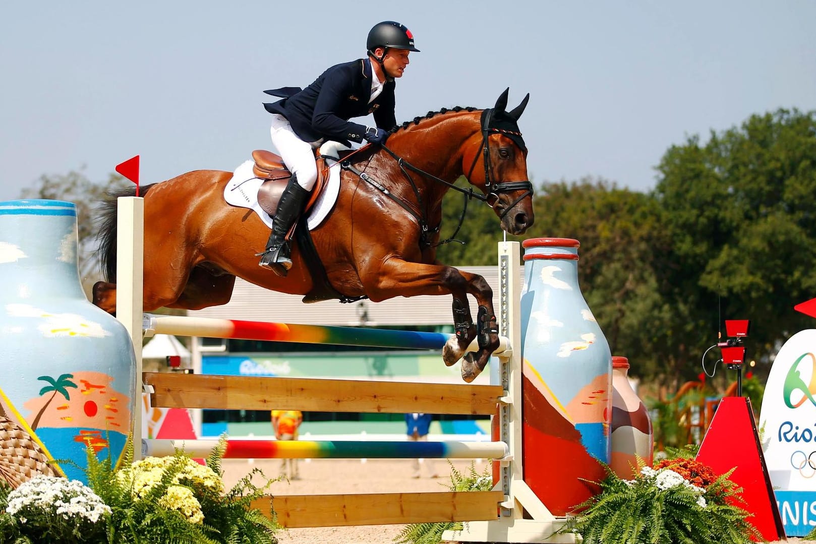 Michael Jung und Sam auf dem Weg zu Gold.