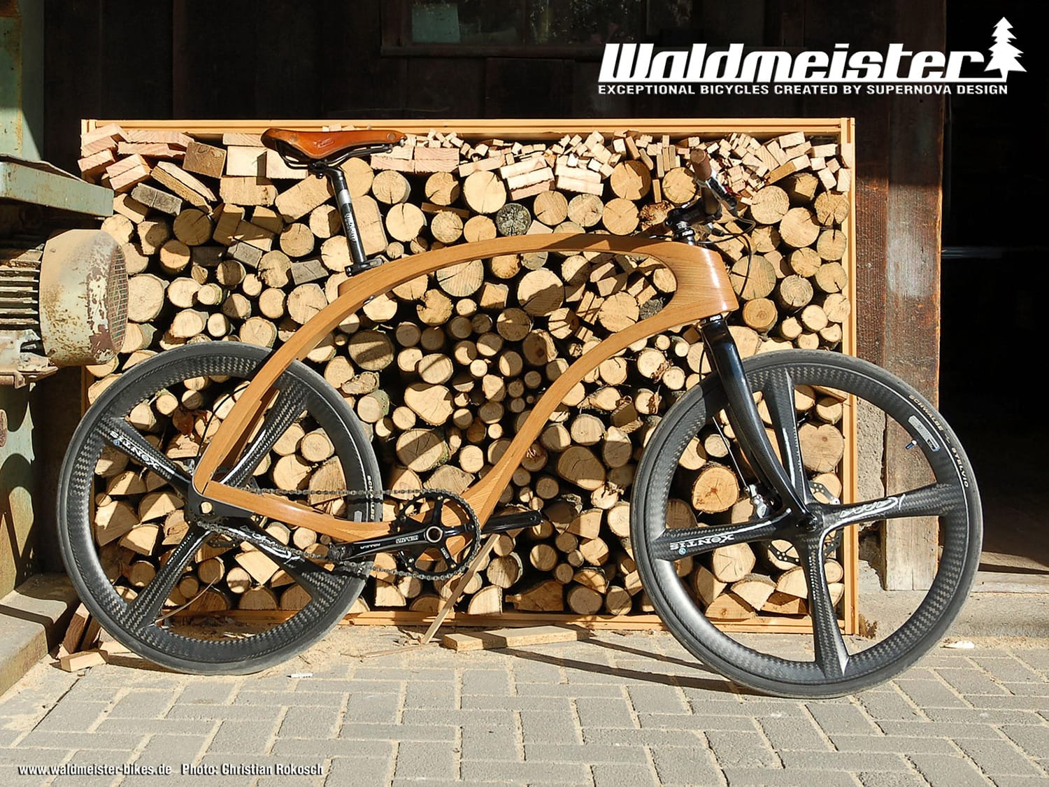 Eine Portion exklusiver geben sich die handgefertigten Buchenholz-Cruiser von Waldmeister Bikes (um 12.900 Euro).
