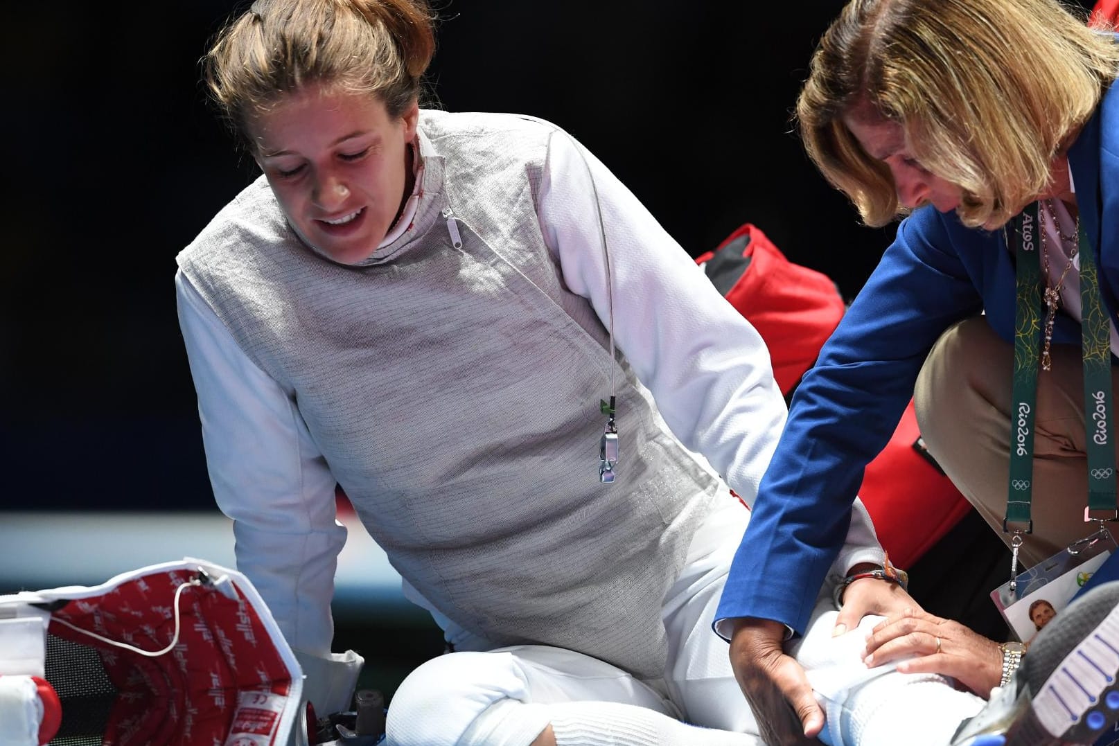 Carolin Golubytskyi muss behandelt werden.
