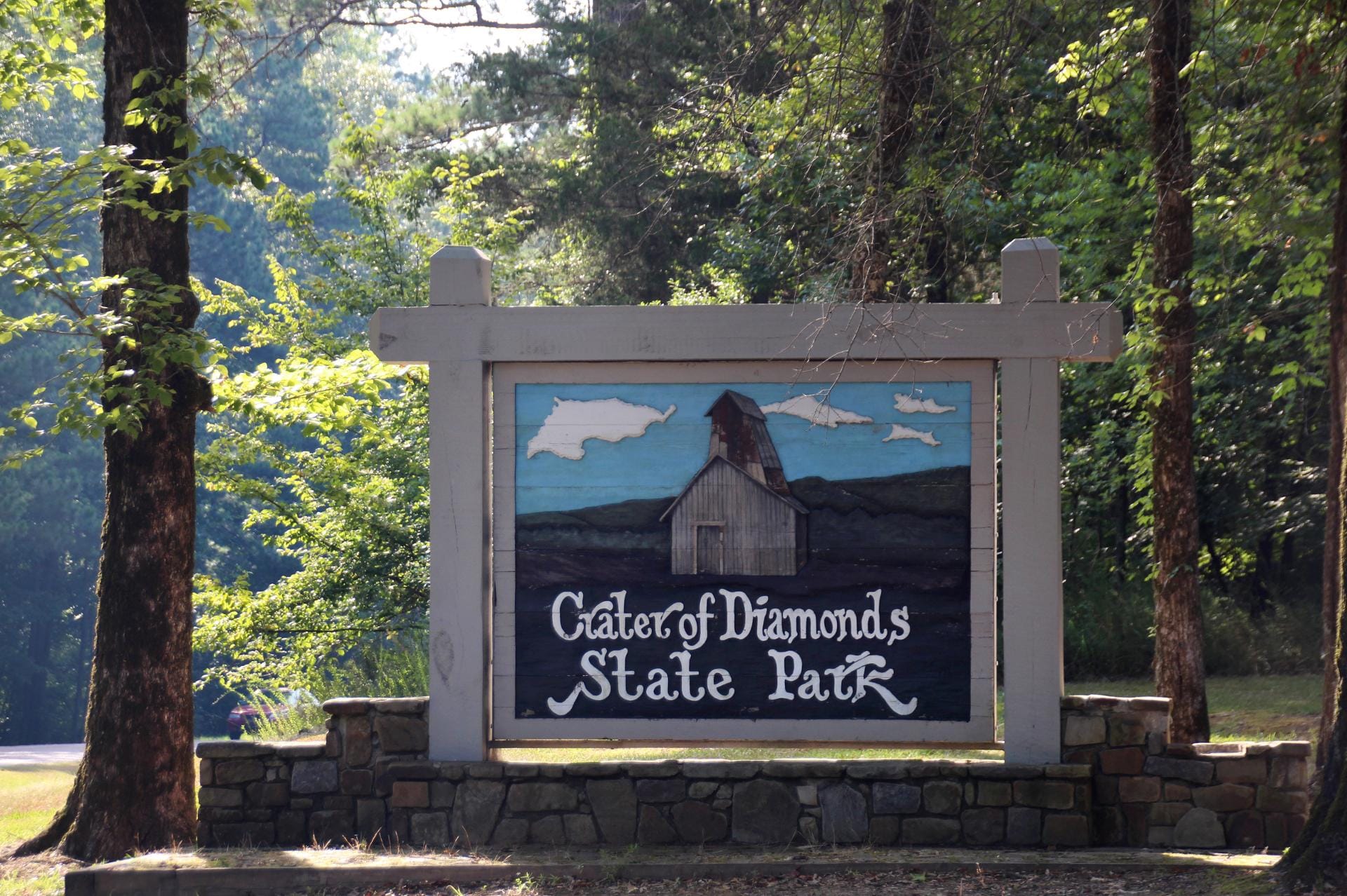 Seit 1972 dürfen Touristen im "Crater of Diamonds State Park" in Arkanses auf Diamantensuche gehen.