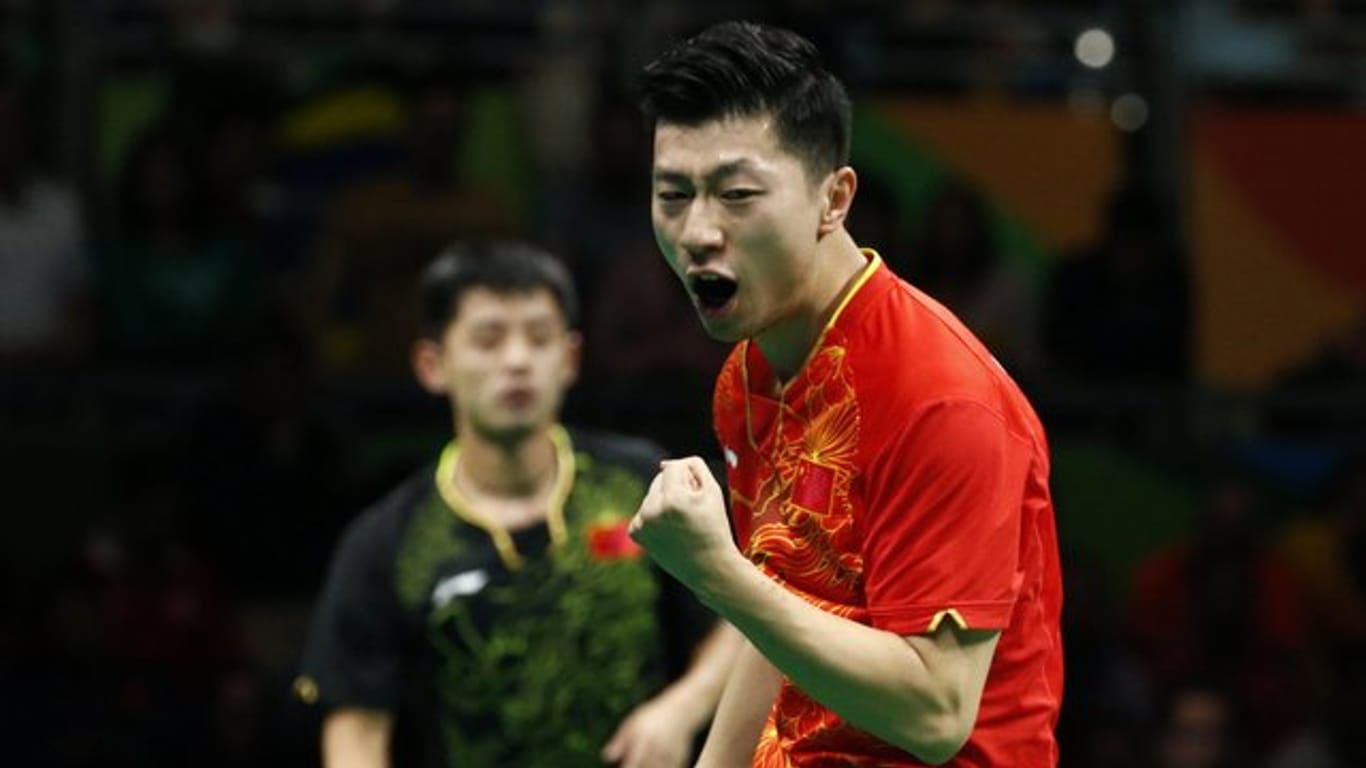 Ma Long besiegte im Finale seinen Landsmann Zhang Jike klar mit 4:0-Sätzen.