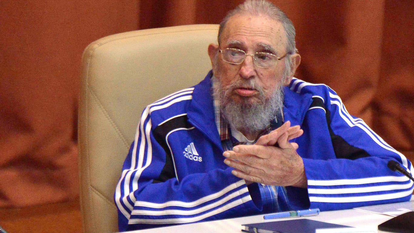 Fidel Castro bei einem seiner letzten öffentlichen Auftritte im April 2016.