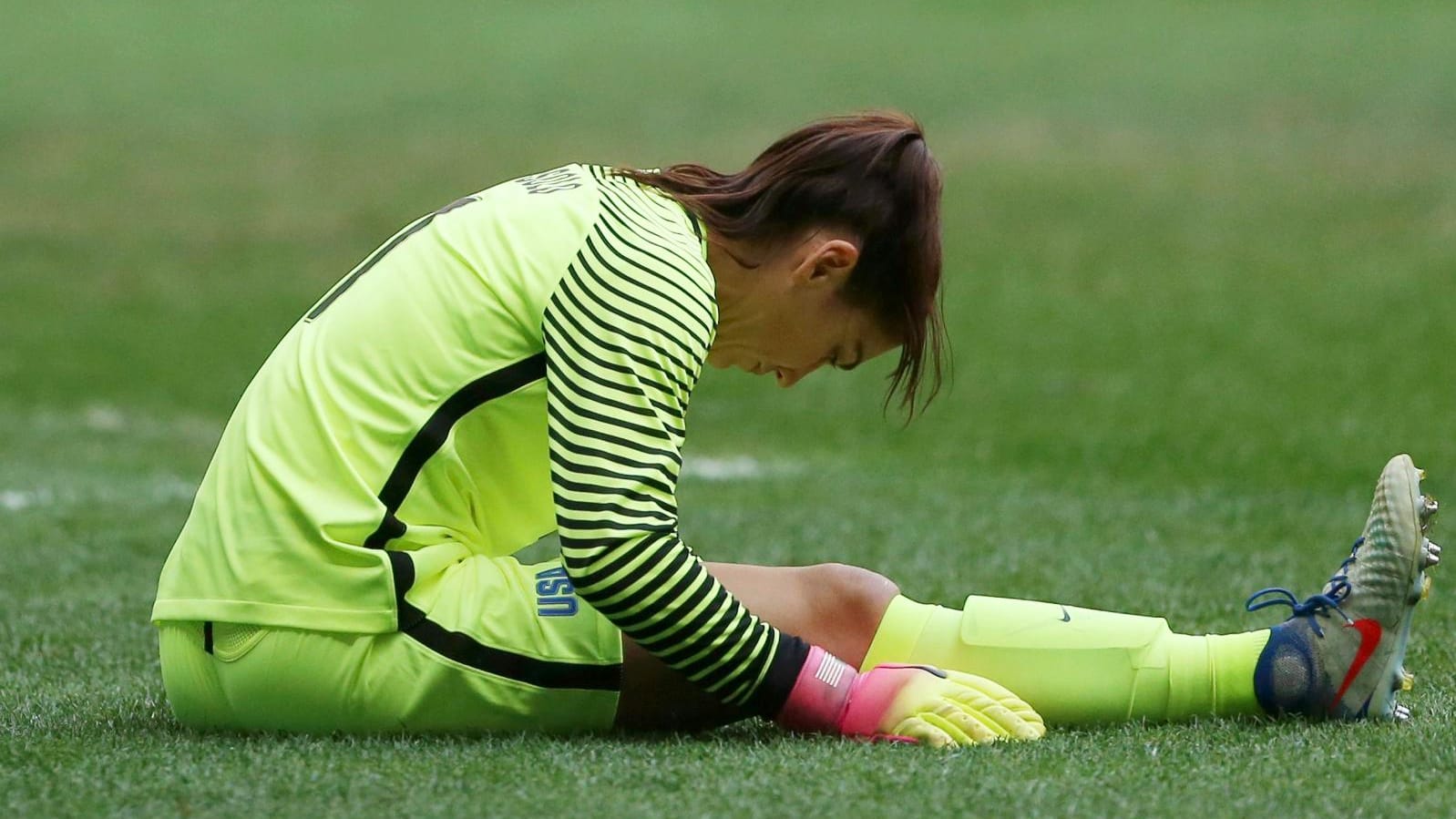 Hope Solo und die USA sind beim olympischen Fußball-Turnier der Frauen ausgeschieden.