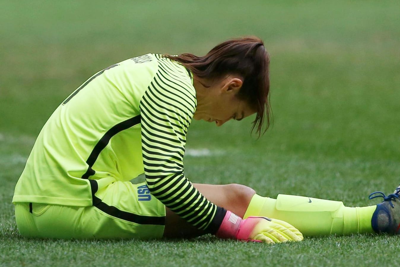 Hope Solo und die USA sind beim olympischen Fußball-Turnier der Frauen ausgeschieden.