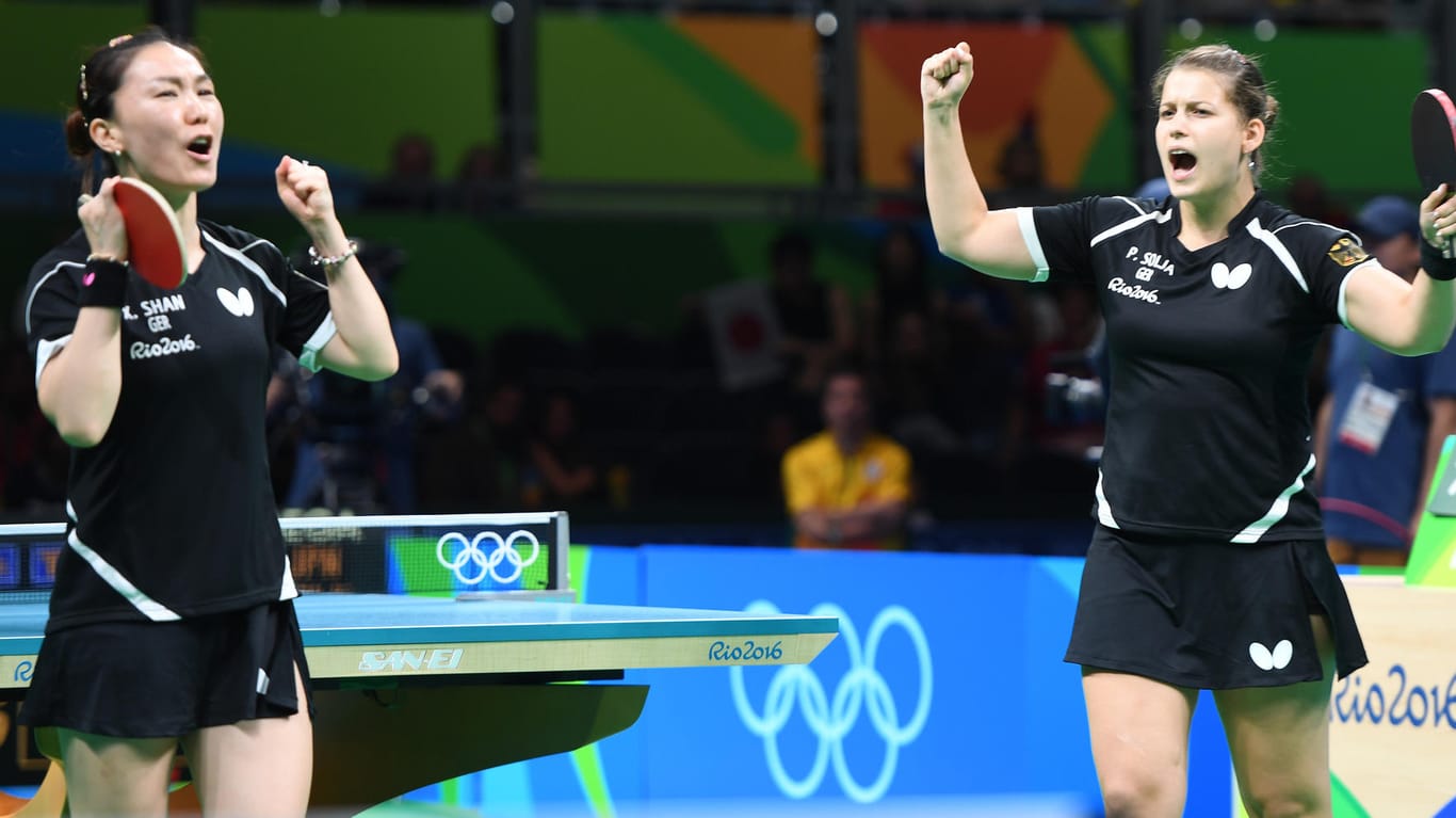 Petrissa Solja und Shan Xiaona stehen mit dem deutschen Tischtennis-Team im Endspiel.