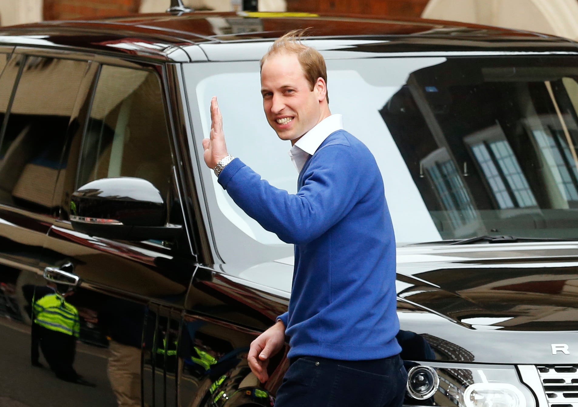 Der vielleicht prestigeträchtigste, öffentliche Auftritt des Gefährts: Im Juli 2013 fuhr Thronfolger Prinz William mit dem Oberklasse-SUV am "Lindo Wing" des Londoner St. Mary’s Hospital vor.