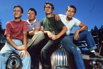 Vier Jungs erleben in "Stand By Me" ein großes Abenteuer (l-r): Gordie (Wil Wheaton, Vern (Jerry O'Connell), Teddy (Corey Feldman) und Chris (River Phoenix).