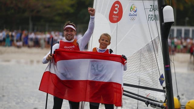 Thomas Zajak und Tanja Frank holten in der Nacra-17-Klasse die Bronzemedaille.