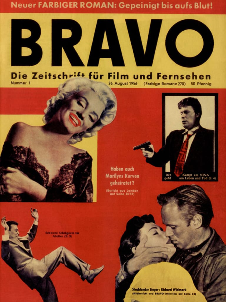 Das erste Titelblatt stammt aus dem Jahr 1956.