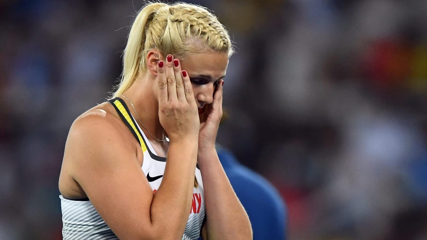Christin Hussong war mit ihrer Leistung im Speerwurf-Finale bei Olympia 2016 nicht zufrieden.