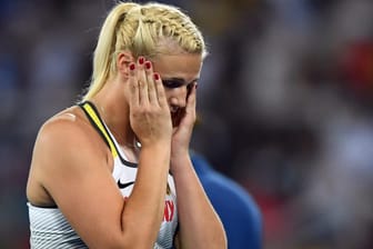 Christin Hussong war mit ihrer Leistung im Speerwurf-Finale bei Olympia 2016 nicht zufrieden.