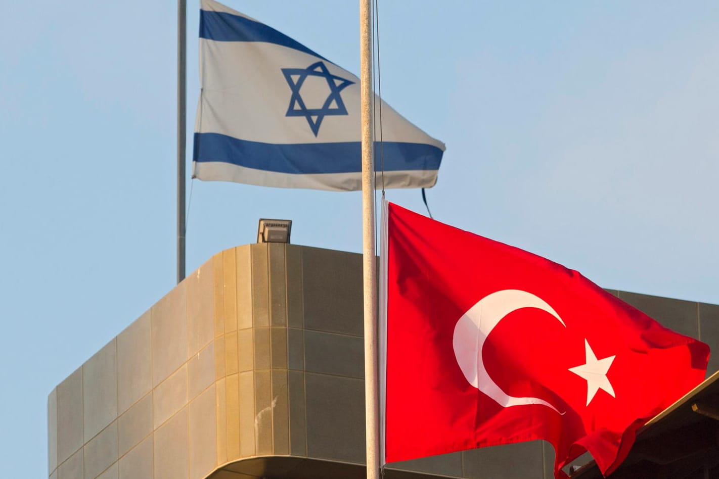 Die türkische Botschaft in Tel Aviv