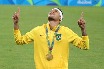 Brasiliens Superstar Neymar war für den entscheidenden Elfmeter im Sieg gegen Deutschland verantwortlich.