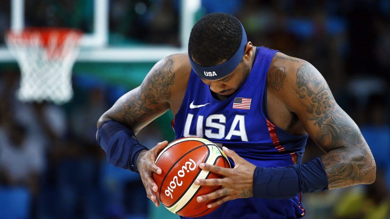 Carmelo Anthony hat im Olympia-Finale gegen Serbien sein letztes Spiel für das US-Team absolviert.