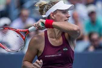 Angelique Kerber während ihres Spiels in Cincinnati gegen Karolina Pliskova.