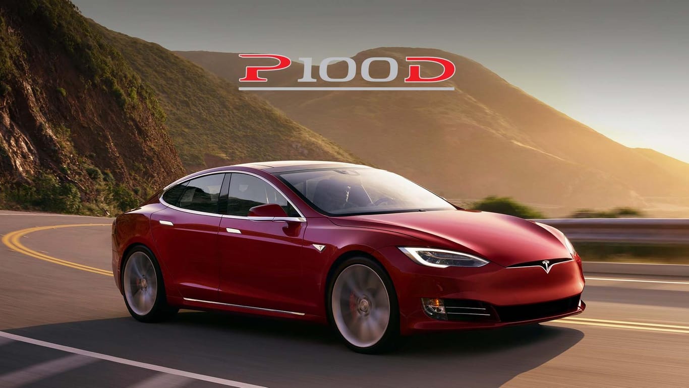 Schneller Stromer: Tesla Model S P100D.