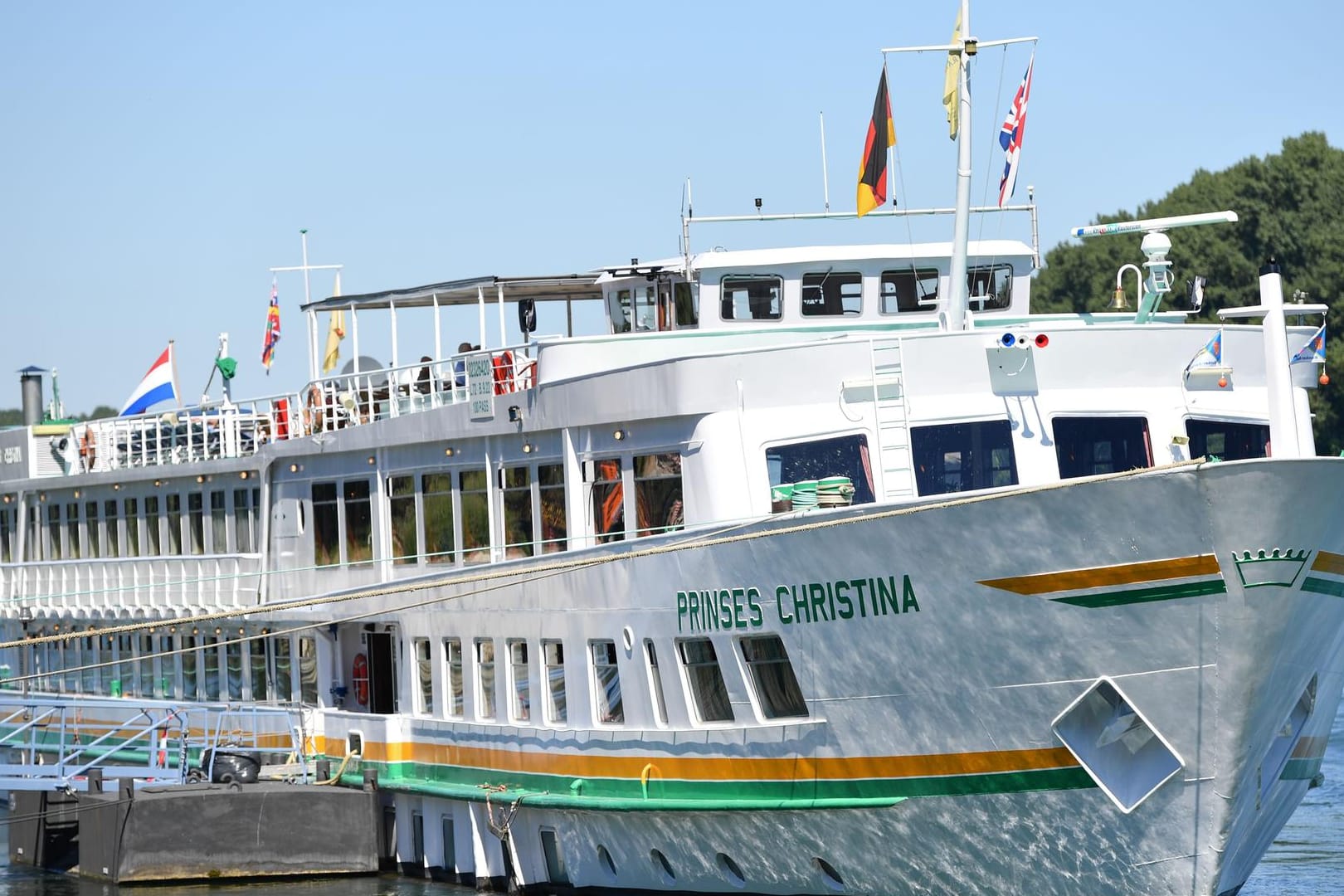 Das niederländische Schiff "Prinses Christina" war auf dem Weg nach Frankreich.