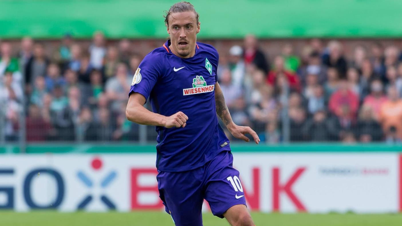 Werder-Stürmer Max Kruse beim DFB-Pokalspiel gegen die Sportfreunde Lotte. Werder-Stürmer Max Kruse beim DFB-Pokalspiel gegen die Sportfreunde Lotte.