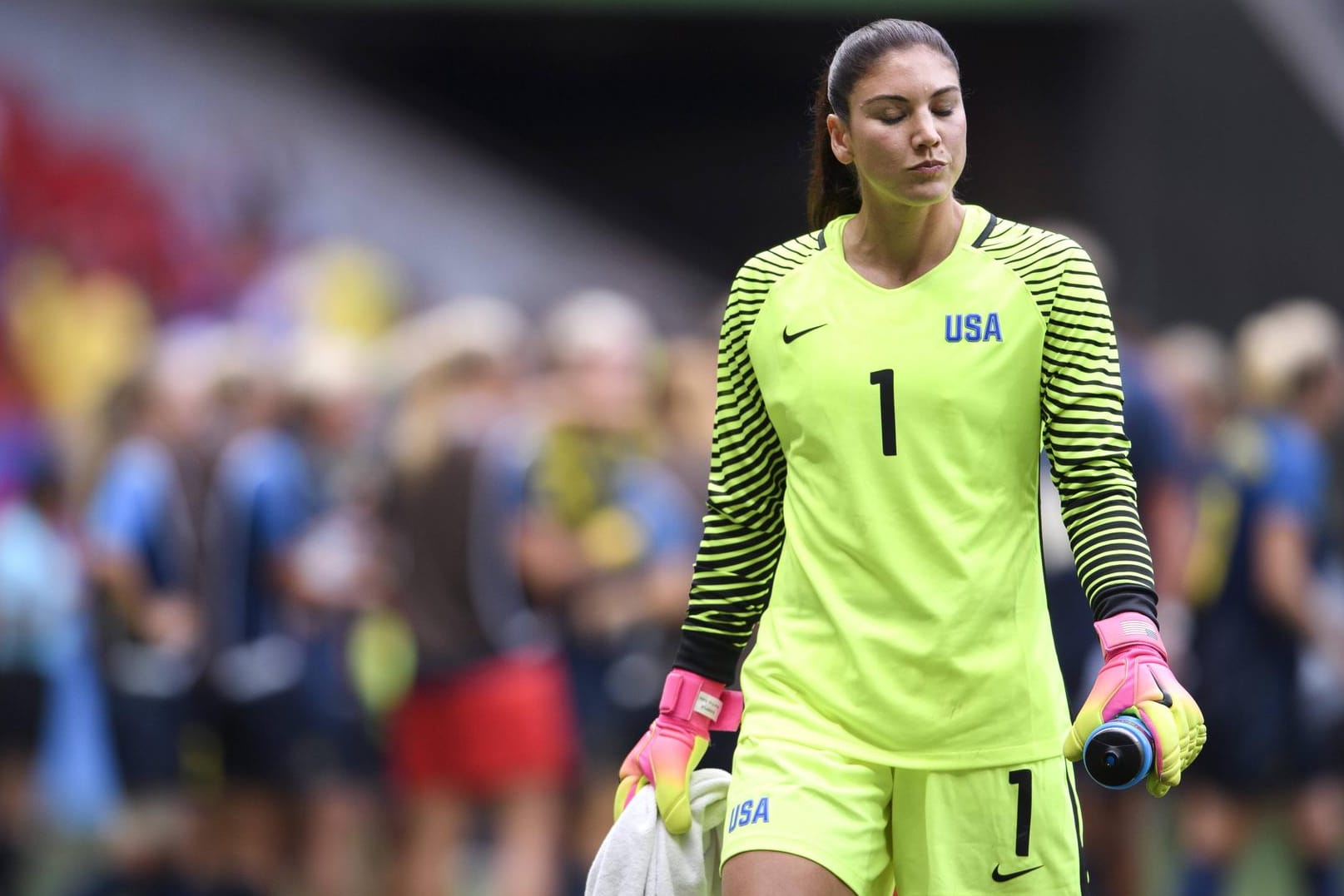 Verbitterter Abgang: Hope Solo nach dem Aus bei den Olympischen Spielen in Rio.