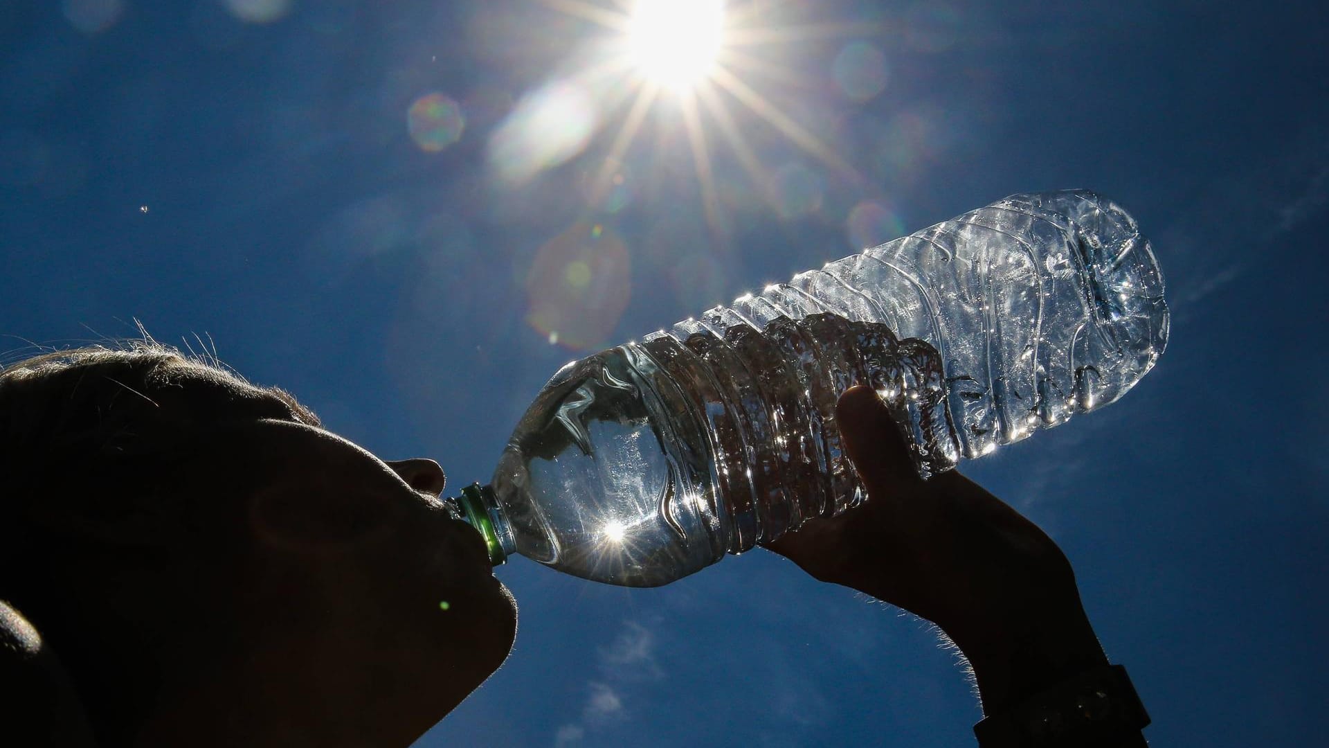 Bei extremer Hitze sollte Wasser immer griffbereit sein.