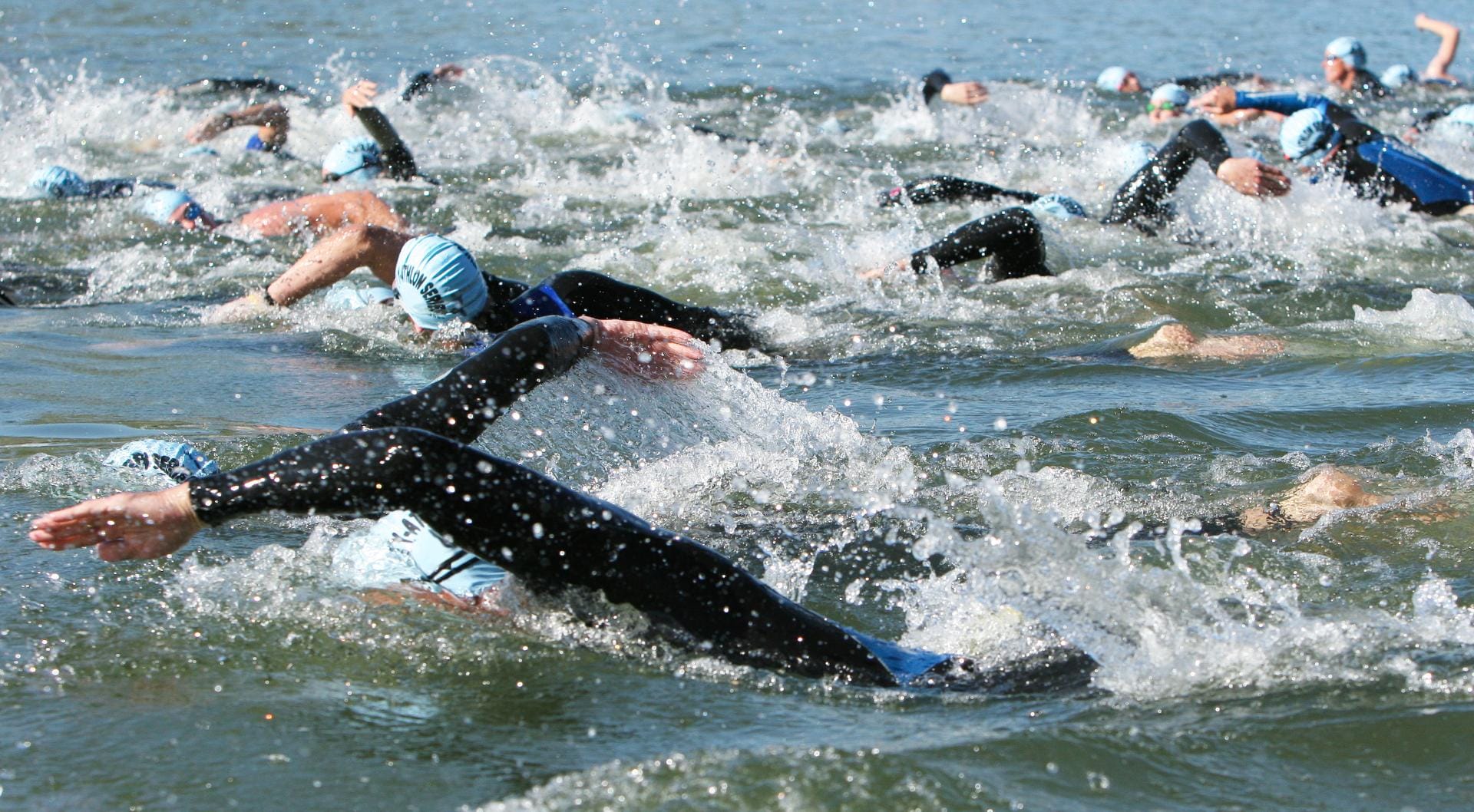 Schwimmen ist nur der Anfang: Beim Ironman sind knapp vier Kilometer im Wasser zu absolvieren.