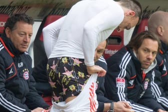 Ab jetzt verboten: Franck Ribéry mit Spongebob-Unterhose.