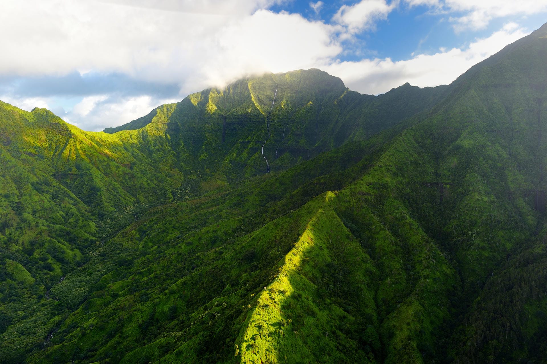 Kauai, Hawaii: Auf dem Mount Waialeale fällt der meiste Regen.