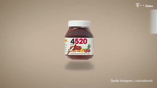 "Caloriebrands" enthüllt die echten Kalorienbomben. (Screenshot: t-online.de)