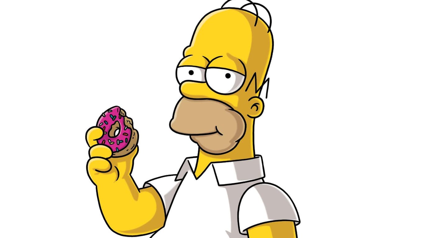 Kultfigur Homer Simpsons futtert nun schon seit 27 Jahren Donuts.