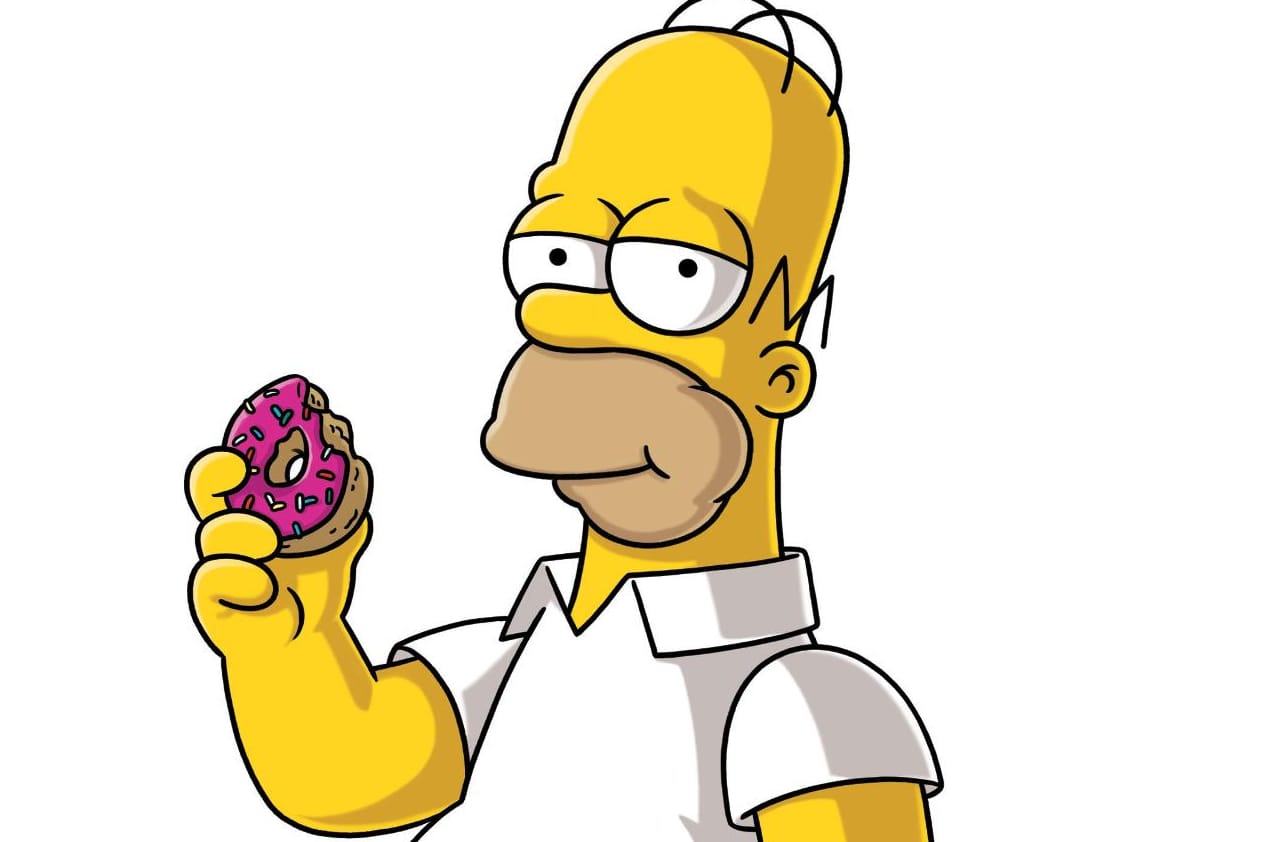Kultfigur Homer Simpsons futtert nun schon seit 27 Jahren Donuts.