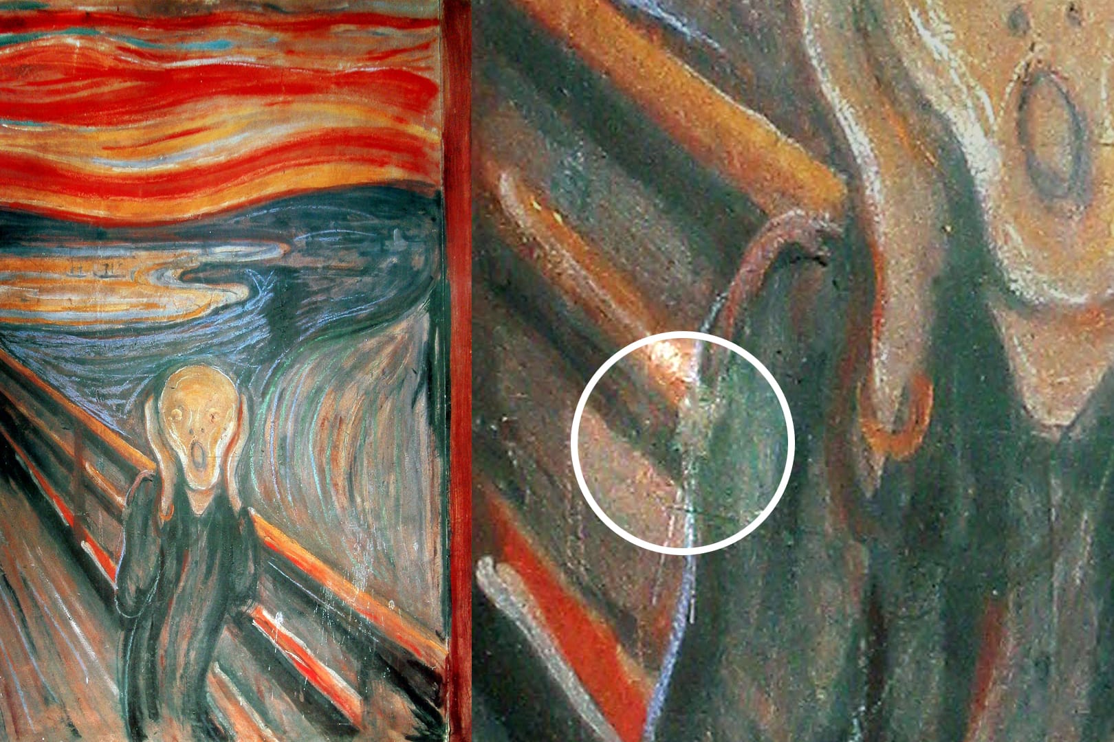 Eine Reproduktion des berühmtesten Werks von Edvard Munch, "Der Schrei".