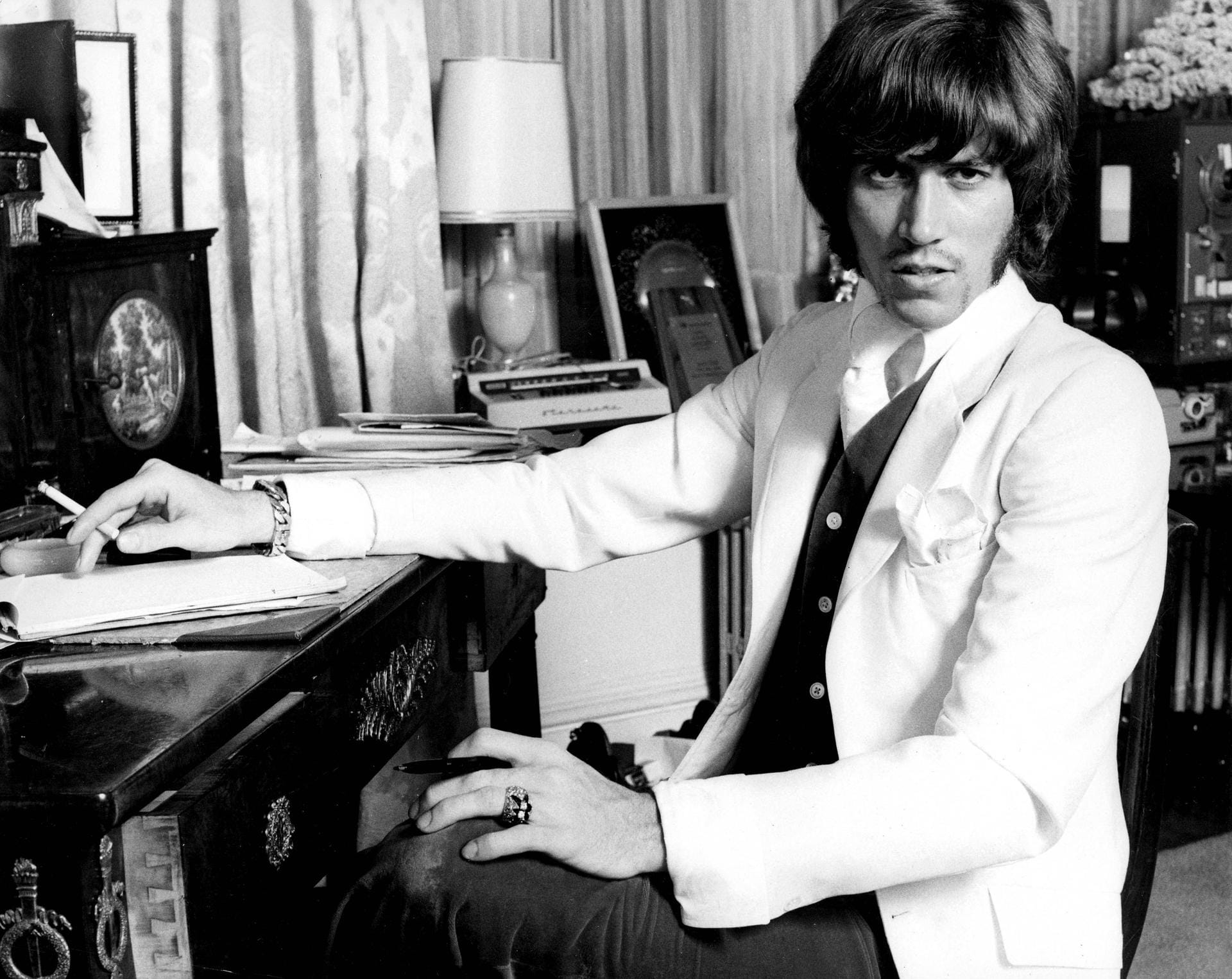 Barry Gibb in den 60er-Jahren: Der Radio Luxembourg Club kürte ihn zum am besten angezogenen Mann.