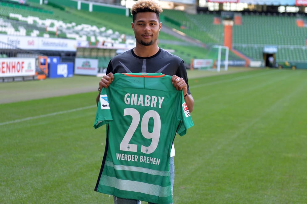 Neue Arbeitskleidung: Serge Gnabry kommt als Hoffnungsträger zu Werder Bremen.
