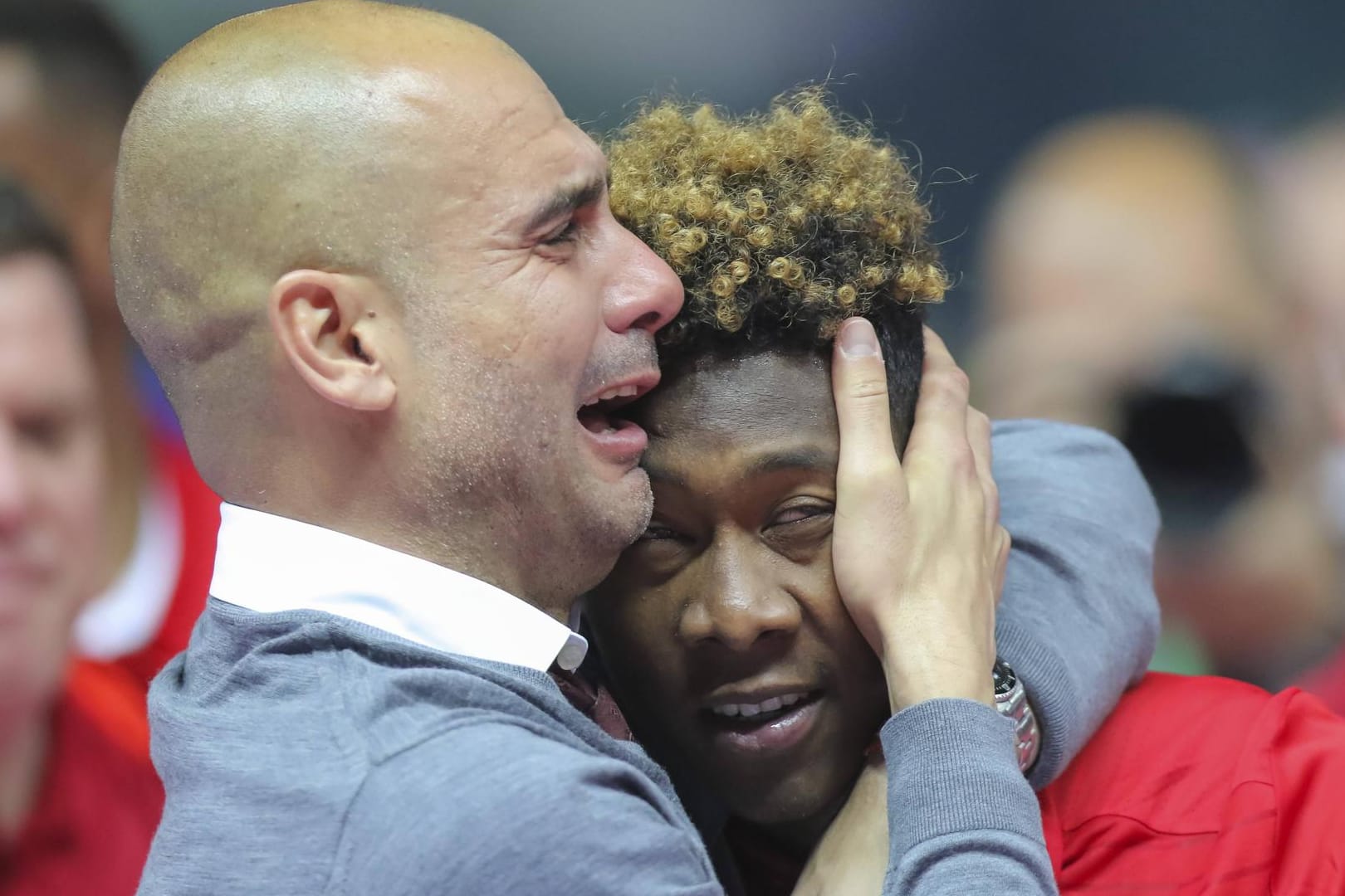Pep Guardiola weinte nach seinem zweiten Pokalsieg hemmungslos.