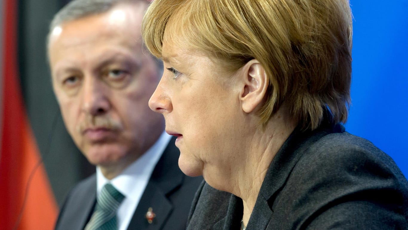 Erdogan und Merkel: Ihr Verhältnis war schon mal entspannter.
