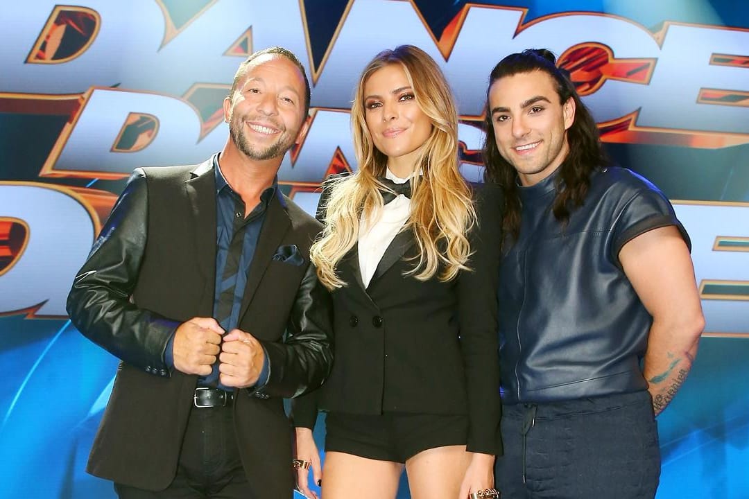 Die Jury von "Dance Dance Dance" (l-r): DJ Bobo, Sophia Thomalla und Cale Kalay.