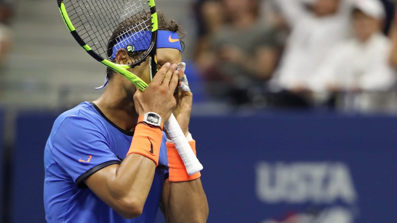 Rafael Nadal ist im Achtelfinale der US Open ausgeschieden.
