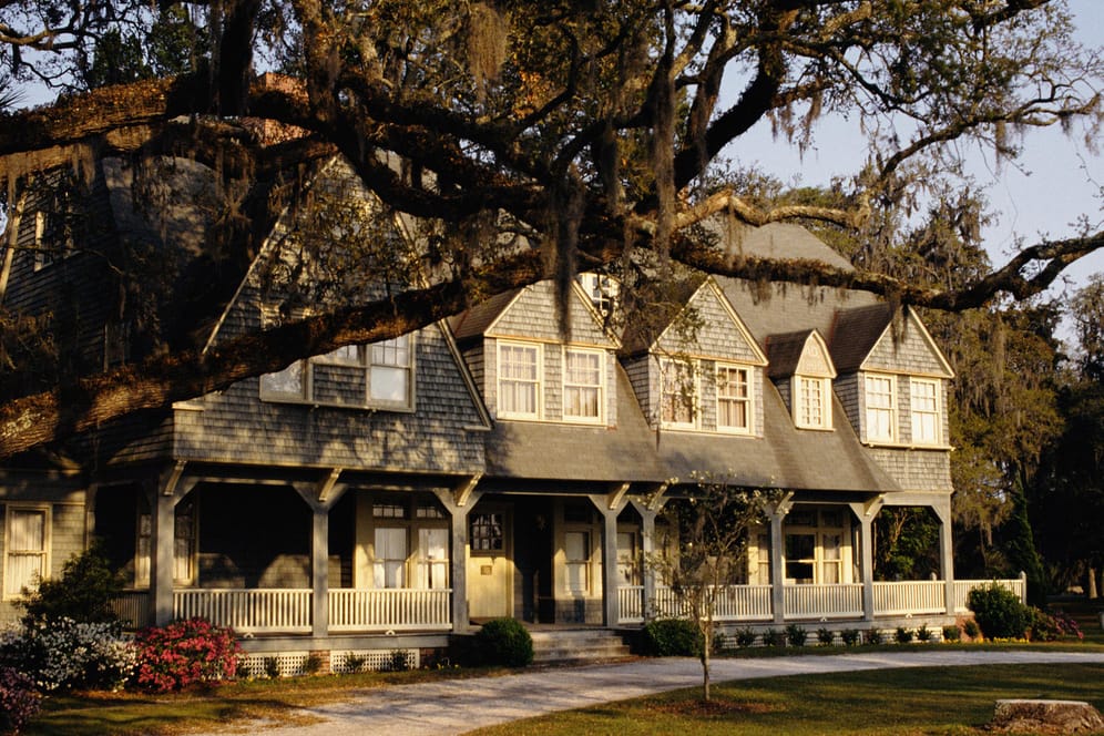 Ein typisches historisches Haus in Georgia.