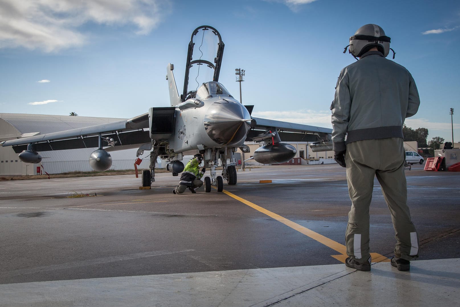 Syrien-Einsatz der Bundeswehr: Tornado-Aufklärungsjets auf dem Luftwaffenstützpunkt in Incirlik.