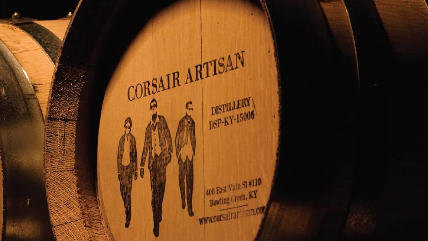 Corsair Artisan ist eine kleine Destillerie. Hier wird Whiskey quasi noch handgemacht.