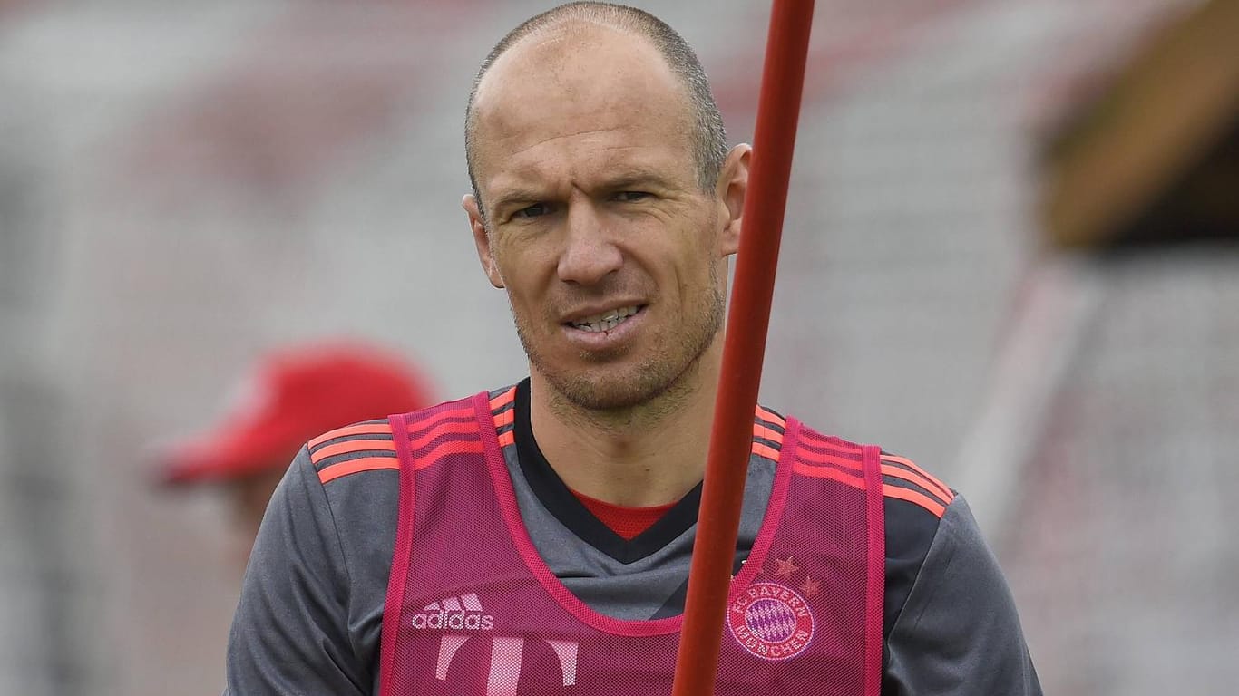 Arjen Robben bestritt in der Saison 2015/2016 nur 22 Pflichtspiele für den FC Bayern.