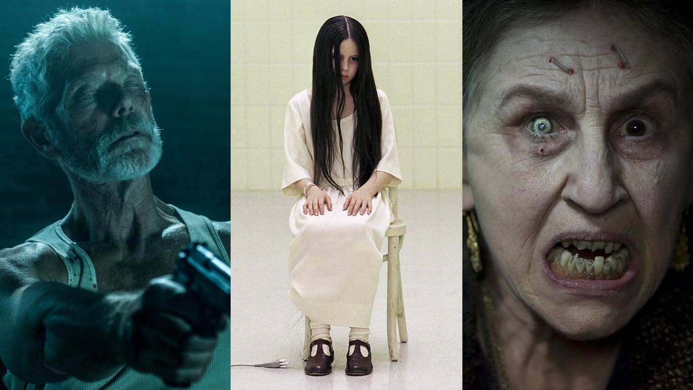 Horror vom Feinsten (l-r): "Don't Breathe", "Ring" und "Drag Me to Hell".