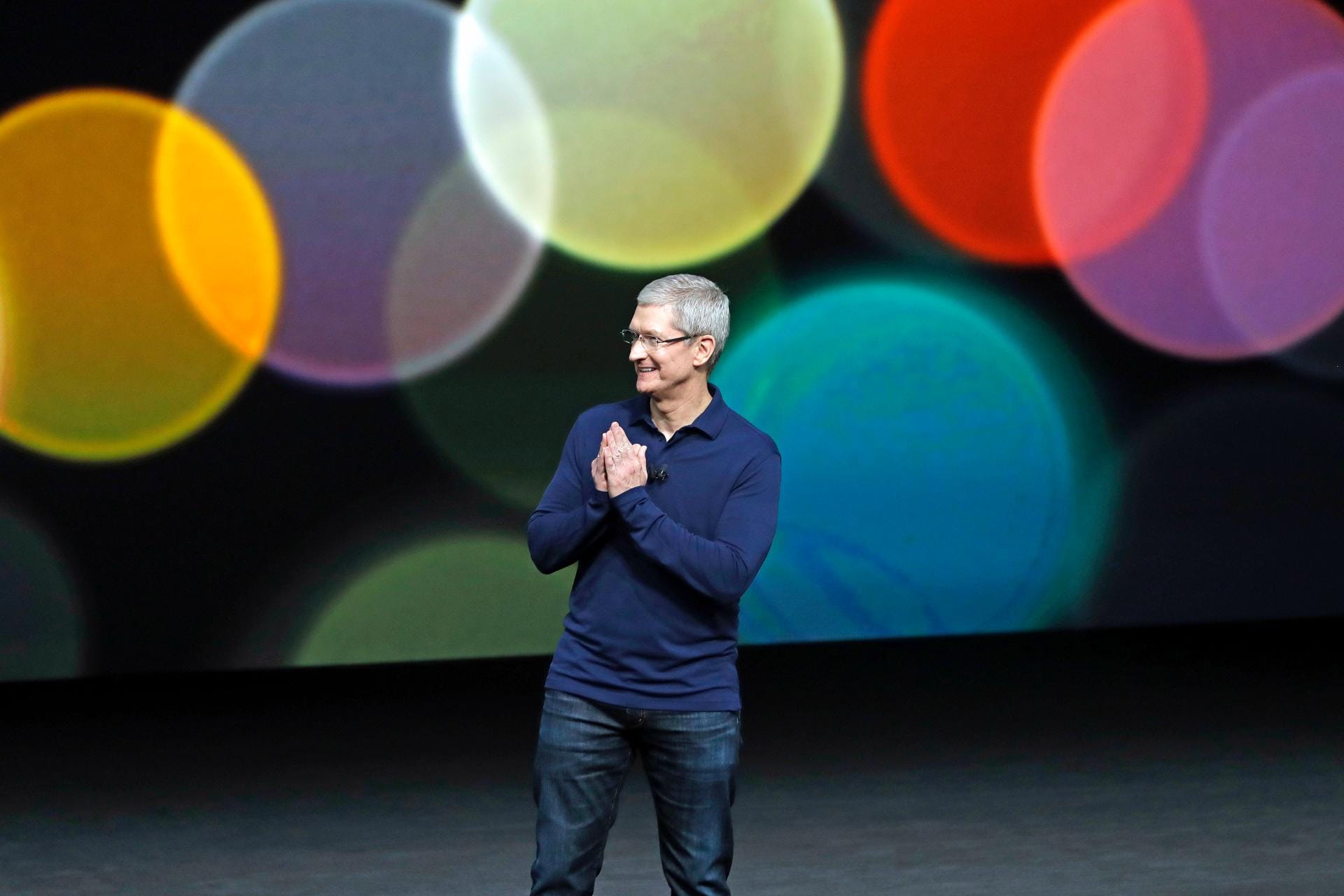 Tim Cook eröffnet das iPhone 7-Event