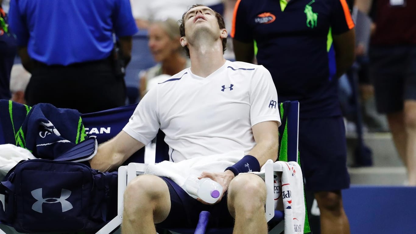 Enttäuschung pur: Andy Murray nach der Niederlage gegen Kei Nishikori.