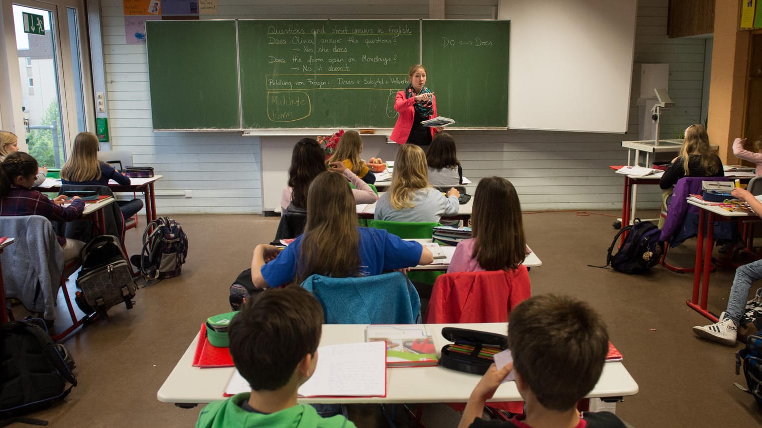 Unterricht am Gymnasium.